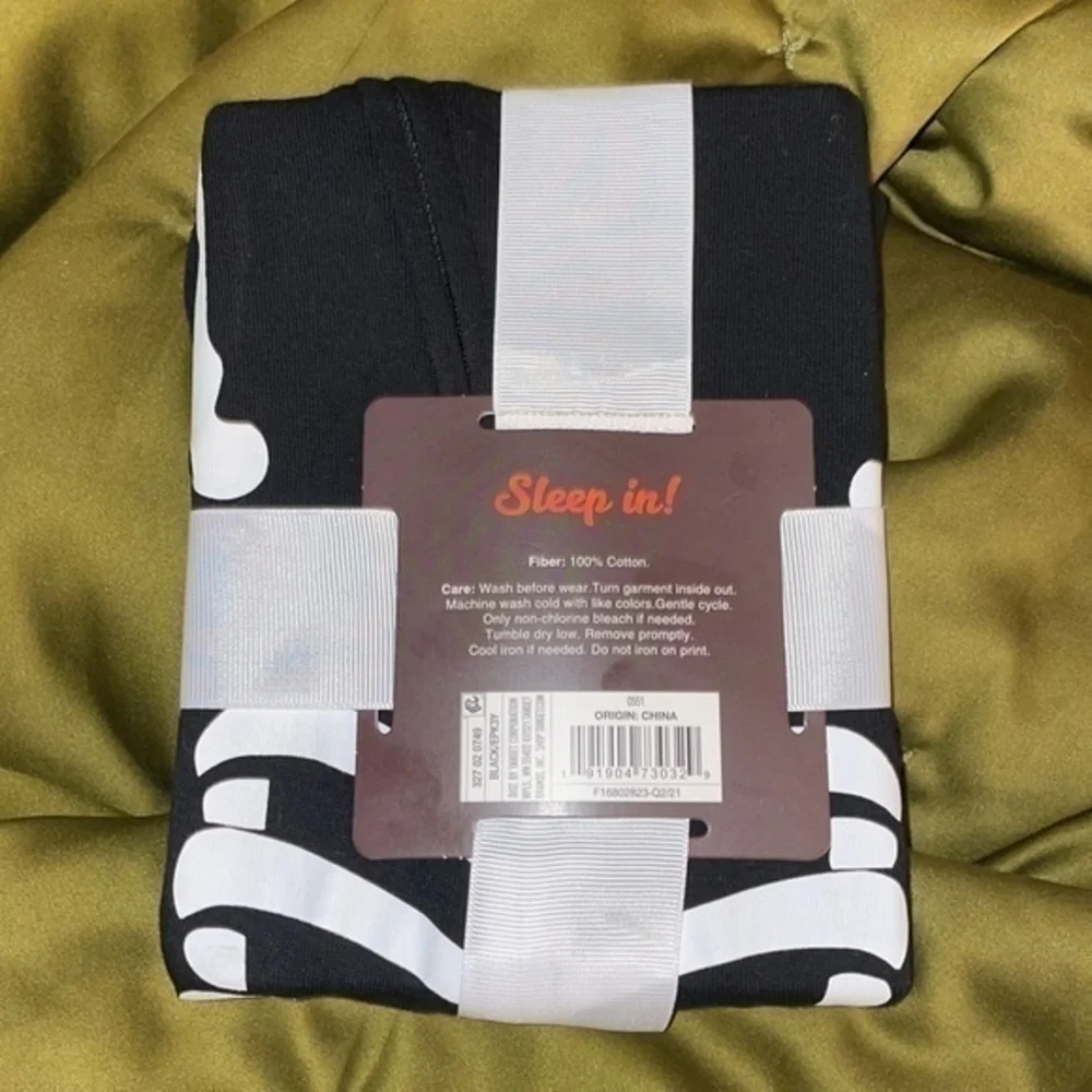 Skeleton Baby Bones Long Sleeve 1 Piece Unisex Sleep Bodysuit Halloween Pajamas